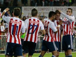 Ríos entró en el segundo tiempo y fue clave. ESPECIAL / chivasdecorazon.com.mx