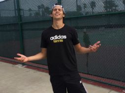 Lucas Gómez ocupa el puesto 694 en la ATP. TWITTER / @lucasthebn