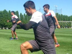 Los jugadores del Atlas vuelven a la actividad en sus instalaciones de La Madriguera este viernes. TWITTER / @atlasfc