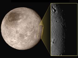 La NASA comparte una nueva imagen del área de la luna de Plutón. ESPECIAL / www.nasa.gov