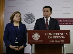 Osorio Chong afirma que el compromiso de informar a la ciudadanía ha sido y es una prioridad para este gobierno. SUN / L. Cortés