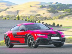 Las pruebas con el RS 7 marcaron récord en la pista del Sonoma Raceway, es más rápido que los tiempos que haría un piloto profesional. ESPECIAL / Audi