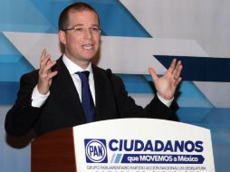 El candidato a la presidencia del PAN afirma que quiere un PAN ganador para la gente. NTX / ARCHIVO