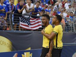 La anotación de Giles Barnes inclinó el partido a favor de Jamaica desde el minuto 7. AP / N. Wass