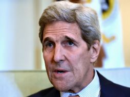 'El día uno de los 60 días de revisión del texto empieza este lunes 20 de julio', informa John Kerry. AFP / M.Antonov