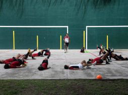 Jóvenes de fuerzas básicas se ejercitan en Las Palomas. EL INFORMADOR / M. Vargas