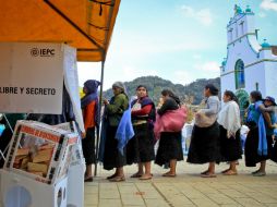 'En la elección hubo incidentes al estilo Chiapas, pero creo que la jornada en términos generales estuvo muy bien' aseguró Sánchez. SUN / R. Romero