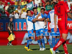 Gabriel Rey anotó el único tanto del encuentro en el minuto 67 con la ayuda del portero Cirilo Saucedo. TWITTER / @LIGABancomerMX