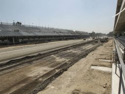 El Autódromo ''Hermano Rodríguez'', donde continúan los trabajos, recibirá a la F1 tras 23 años de ausencia en México. EL INFORMADOR / ARCHIVO