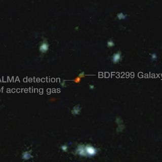 Observan por vez primera el interior de una galaxia temprana