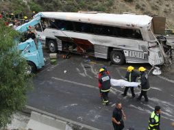 En el sitio del accidente se atendió a 15 personas que no requirieron hospitalización. NTX / ARCHIVO