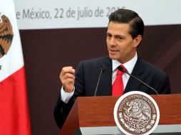 ''La reforma educativa respeta a los maestros y asegura su actualización para inculcar lo mejor a las nuevas generaciones'',aseveró. SUN / C. Mejía