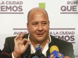 Enrique Alfaro, alcalde electo de Guadalajara, precisó que el predial ha aumentado en los últimos nueve años, 130% en la ZMG. EL INFORMADOR / A. García
