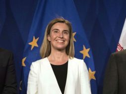 Mogherini celebra la firma del histórico convenio sobre el programa nuclear, considerándolo una muestra de la diplomacia. AFP / ARCHIVO