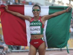 La mexicana Brenda Flores hizo hoy una carrera muy inteligente para rematar en los últimos 200 metros. ESPECIAL / www.deporte.gob.mx