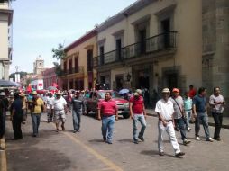 Advierten que las marchas son sólo el comienzo de su movimiento en contra de las reformas recién aplicadas al IEEPO. TWITTER / @noticiasnetmx