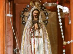 Julio César Zepeda espera la autorización de su guía espiritual para llevarla ante el Arzobispado de Guadalajara a que la estudien. EFE / U. Ruiz