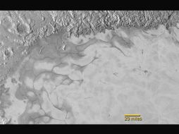 Afirman que en Plutón hace un frío extremo, de -229 grados Celsius. TWITTER / NASA