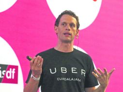 George Gordon, gerente de Uber en Guadalajara, explicó las bondades del servicio. EL INFORMADOR / M. Vargas