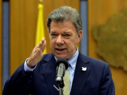 Juan Manuel Santos ordenó ayer sábado cesar los bombardeos contra posiciones rebeldes. EFE / ARCHIVO