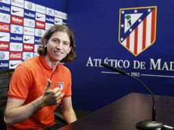 Filipe Luis regresó al cuadro Colchonero tras una temporada en la Premier. EFE / A. Díaz