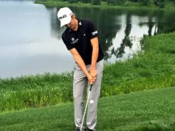 Ortiz presentó una tarjeta con tres 'birdies' y el mismo número de 'bogeys' para instalarse en la posición 82 del certamen. TWITTER / @carlosortizGolf