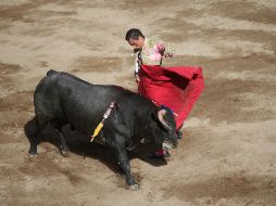 Casanueva logró despertar al público, que ocupó media plaza del coso Tlaquepaquense. EL INFORMADOR / M. Vargas