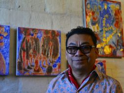 El artista plástico elaboró las obras apegándose lo más posible a las imágenes originales, modificando únicamente el tamaño. NTX / INAH