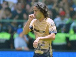 Matías Britos anotó un gol ante Toluca, pero no fue suficiente y perdieron 2-1. AFP / ARCHIVO