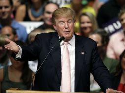 Trump obtuvo la mejor posición para el debate de este jueves que será transmitido por Fox News. AP / ARCHIVO