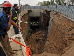 La delegación Cuajimalpa informa que los responsables encargados de la obra han sido detenidos. SUN / A. Martínez