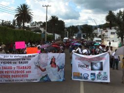 La CNTE rompió negociaciones con el gobierno de Oaxaca y sólo quiere dialogar con los representantes de la Federación. SUN / V. Rosas