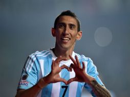 Di María ha jugado en Europa en Benfica, Real Madrid, Manchester United y ahora PSG. AFP / Y. Cortez