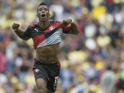 El atacante colombiano se destapó con dos goles ante América en el Estadio Azteca el pasado sábado. MEXSPORT / O. Martínez