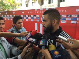 Miguel Basulto reconoce que llegó pronto al primer equipo. TWITTER / @chivas