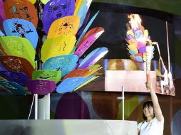 Con el colorido pebetero ondeando el fuego parapanamericano y las banderas de los comités, se dio apertura a los juegos. AP / F. Gunn / The Canadian Press