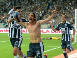 Aldo de Nigris le dio a La Pandilla el triunfo en su primer partido de liga en su nuevo estadio. NTX / J. Pérez