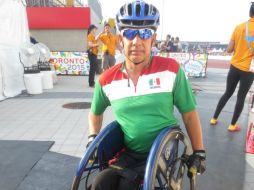 El veterano de mil batallas en el atletismo sobre silla de ruedas, Salvador Hernández, se apoderó de dos metales de plata y bronce. NTX / I. Inclán