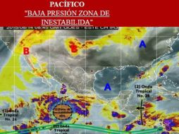 Prevén que el efecto ''mar de fonfo'' disminuya a partir del sábado por la madrugada desde Guerrero hasta Jalisco. ESPECIAL / smn.cna.gob.mx