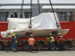 La parte fue trasladada vía terrestre desde el puerto de Manzanillo y llegó a Guadalajara este jueves a las 22:30 horas. EL INFORMADOR / ARCHIVO