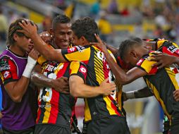 Con gol de Jorge Mora, los Leones Negros abren el marcador al minuto tres. MEXSPORT / S. Molina