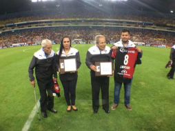 En la imagen Felipe Velázquez y José 'Chivo' Mercado. TWITTER / @atlasfc
