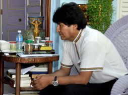 Un 58% se declaró en contra de modificar la ley para una nueva reelección de Evo. AFP / ARCHIVO