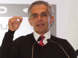 Miguel Ángel Mancera estuvo en en celebración del Día del Médico Veterinario. NTX / ARCHIVO