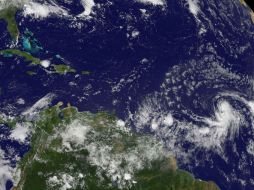 La tormenta no representa amenaza para tierra. AFP / NASA
