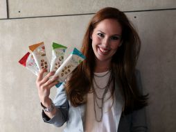 Sofía Collin es la creadora de Yobits, un 'snack' saludable que la hizo acreedora de un financiamiento del Programa Reto Zapopan. EL INFORMADOR / A. Hinojosa