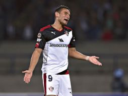 El ariete argentino Gonzalo Bergessio anotó ayer los goles de la victoria (2’, 51’). ESPECIAL / lacopamx.net