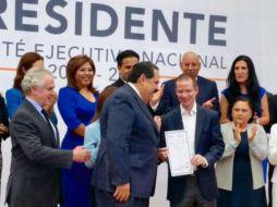 Anaya menciona en su discuso que primero está México y luego el PAN. TWITTER / @AccionNacional