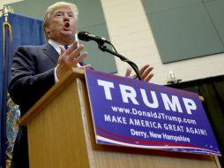 Trump dice que la gente que lo sigue es muy apasionada, lo que dio lugar a críticas. AP / ARCHIVO