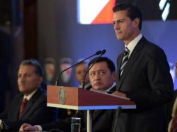 La reunión con los mandatarios de todas las entidades, en función y electos, se lleva a cabo al término del Consejo de Seguridad. TWITTER / @PresidenciaMX